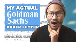 This Cover Letter got me into Goldman Sachs [Investment Banking Tips + Template]