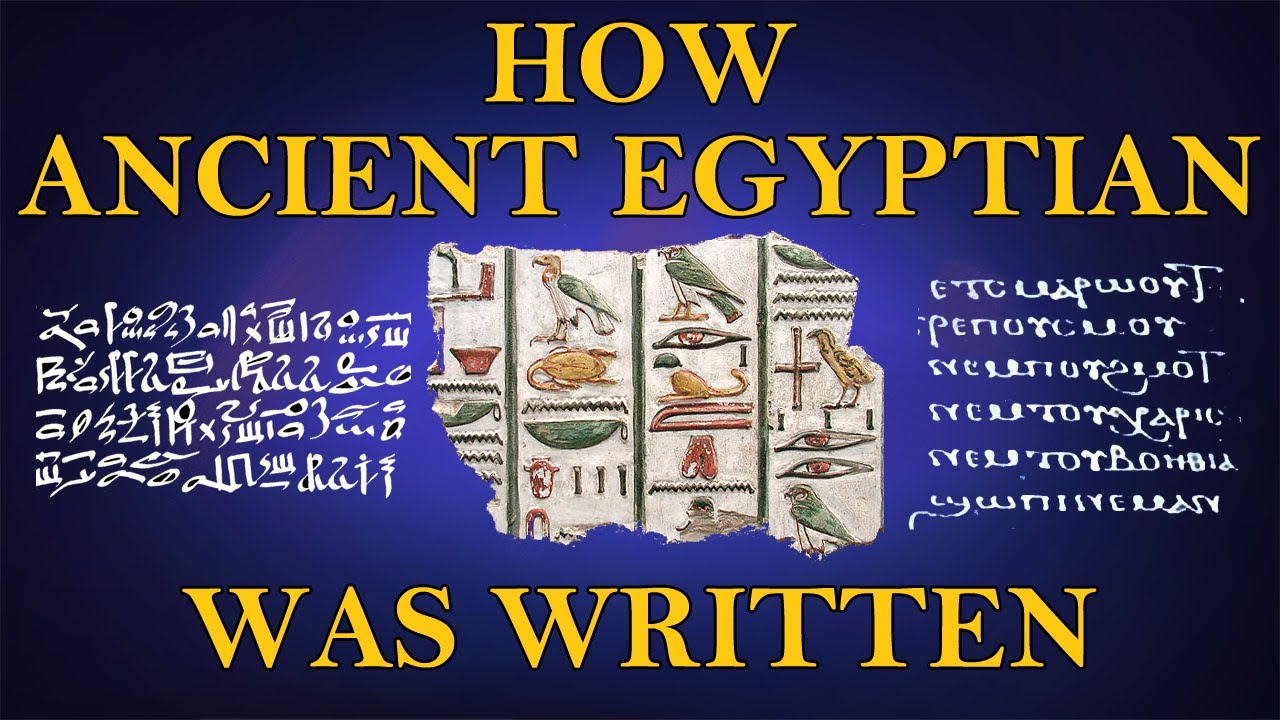 A brief history of written Egyptian