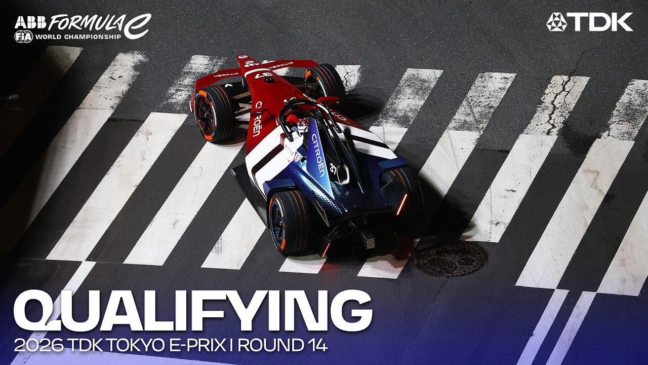 Qualifying | 2026 TDK Tokyo E-Prix Round 14 | Formula E