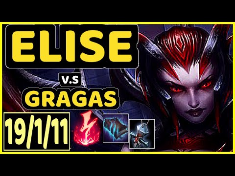 REVOLTA (ELISE) vs GRAGAS - 19/1/11 KDA JUNGLE CHALLENGER GAMEPLAY - BR