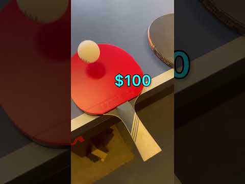 Cheap vs EXPENSIVE Racket 😮🏓💵 Is it worth it? 🤔 #tabletennis #pingpong #serve #spin #tutorial