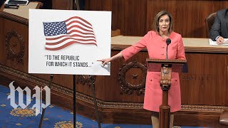 WATCH: Pelosi signs Trump impeachment resolution, managers bring to Senate (FULL LIVE STREAM) video
