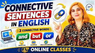 💬 Connective Words Use in English Sentences | Definition + Urdu Explanation | Easy Grammar