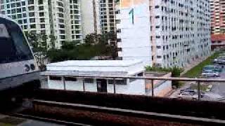 SMRT C751B Set 347/348 Arriving EW7 Eunos (Eastbound)