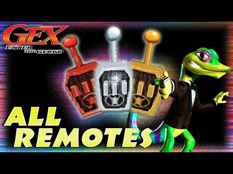 All Remotes | Gex: Enter the Gecko | FULL GAME GUIDE