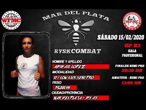Abigail Lopez vs Sol Irrazabal, K1 Semiprofesional