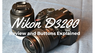 Video thumbnail for Nikon D3200 Review, Tutorial and Buttons explained by Mike Alder