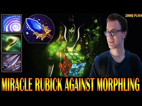 Miracle Rubick Crazy Fast Hand Plays Against Morphling & Dark Willow Combo 7.23 Dota 2 Gameplay