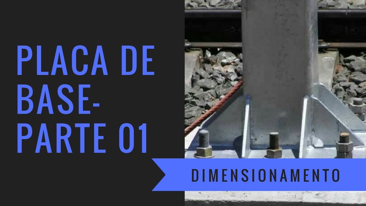 Dimensionamento de placa de Base