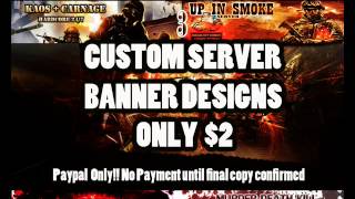 $2 Battlefield Server Banner Designs!!