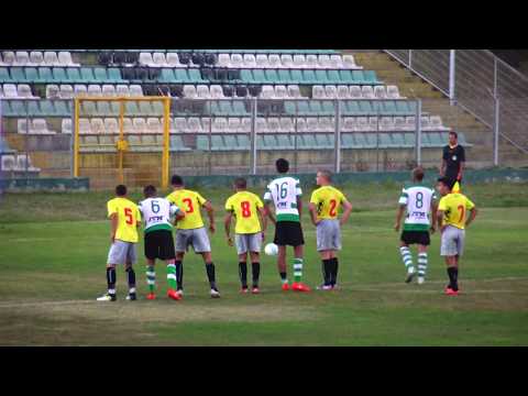 Futebol: Golo do Leça FC frente ao Boavista FC AGO2017