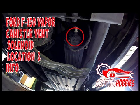 Ford F150 Vapor Canister Vent Solenoid Location. 2009 - 2014 5.4L