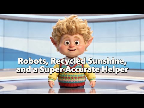 Robots, Recycled Sunshine, and a Super-Accurate Space Helper