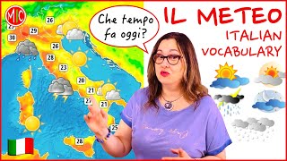 Il meteo - How to talk about the weather in Italian | Learn Italian Vocabulary