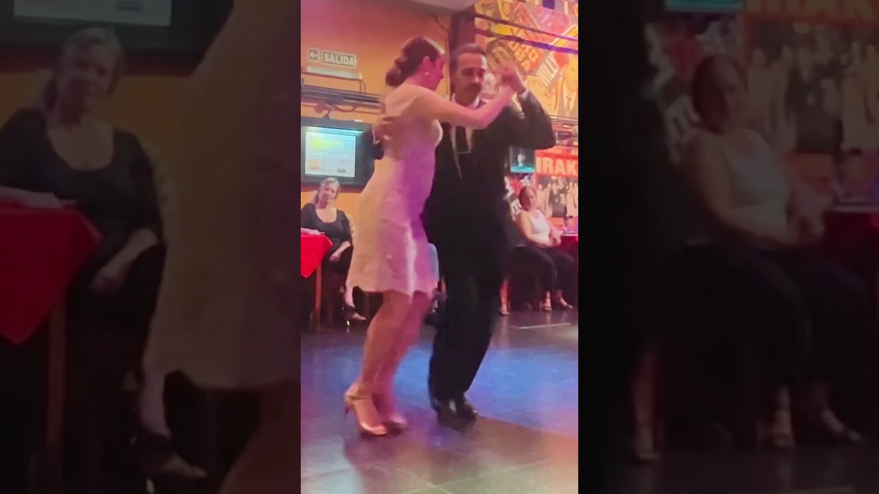 Milonga. Gustavo Rosas. Demo con Rebecca en Caro Tango.ABRIL 2023.Bs As.ARG.#tango