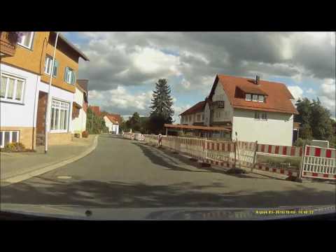 Ortsdurchfahrt im Odenwald/HP: Winterkasten (West rein, Süd raus)