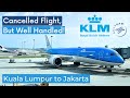 KLM Kuala Lumpur To Jakarta Boeing 787 Premium Economy Comfort
