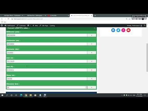 How to make LENGTH converter thumbnail