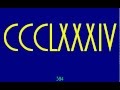 Numbers 1 1000 Roman Numerals