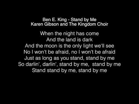 Karen Gibson and The Kingdom Choir - Stand by Me Lyrics (Ben E  King) The Royal Wedding