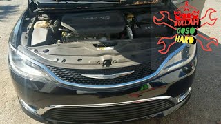 2015 - 17 Chrysler 200 battery replacement