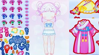 Download lagu Sticker Girl Dress Up 💖 | Cute DIY Kawaii Fashion Outfits #sticker #kawaii #diy mp3