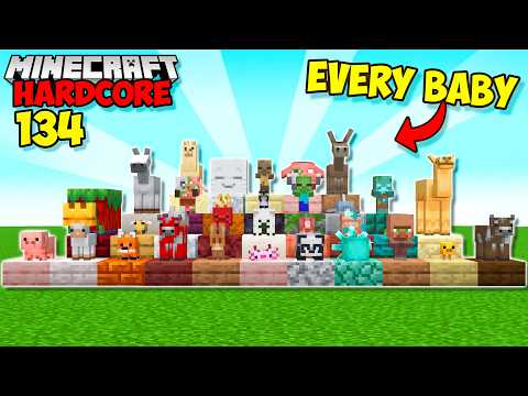 I Found EVERY NEW BABY MOB In Minecraft Hardcore