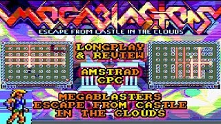 [AMSTRAD CPC] Megablasters : Escape From Castle In The Clouds - Longplay & Review (NEW GAME!)