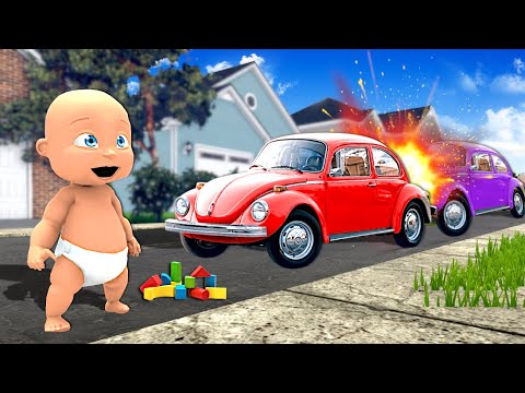 Baby Causes HUGE TRAFFIC JAM! - Who's Your Daddy 2 Multiplayer