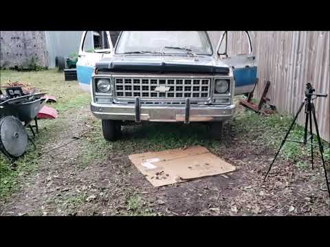 73 - 80 chevrolet TRUCK C10 bumper install with BUMPER GUARDS chevy C20 C30 DIY