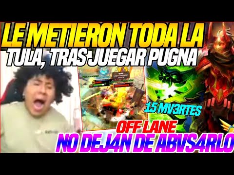 🔥MACARIUS ES TOTALMENTE ABVS4D0🔥EXPLOT4 TRAS HABER SACADO SU PUGNA OFF LANE "LE METEN TODA LA TULA"