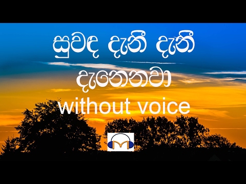 Suwanda Deni Denee Karaoke (without voice)  සුවඳ දැනී දැනී දැනෙනවා