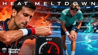 Shanghai Masters ‘Sauna’: Sinner Retires, Djokovic Vomits — ATP Eyes Heat Rule
