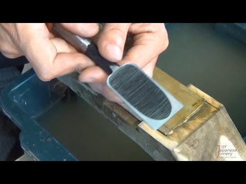 Chisel Sharpening 2 How to Flatten the Back of a Chisel Blade – 2