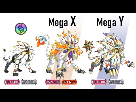 The Light Trio Mega & Gigantamax Evolve : Solgaleo Lunala Necrozma
