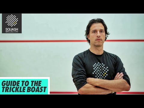 Squash tips: Guide to the boast with Lee Drew - The Trickle Boast