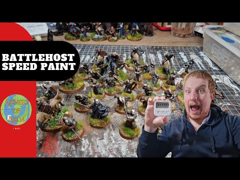 How fast can you speed paint a Battlehost starter set?