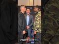 Vergil Ortiz Jr STARES DOWN Fredrick Lawson at FIRST face off at press conference!