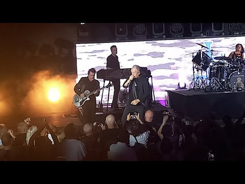 Taormina chiusura concerto Simple Minds con Alive & Kicking