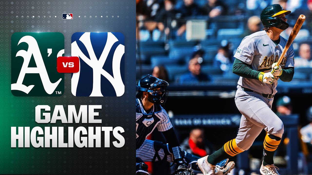 Athletics vs. Yankees Game Highlights (4/9/26) | MLB Highlights