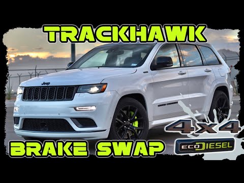 Installing a TRACKHAWK BREMBO Big Brake Kit on a 2018 Jeep Grand Cherokee