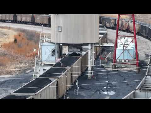 Loading a CSX Coal Train at an Indiana Mine: From Underground to Railcars