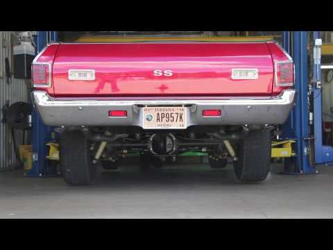 1971 Chevy  El Camino  Black Widow Exhaust Venom 250