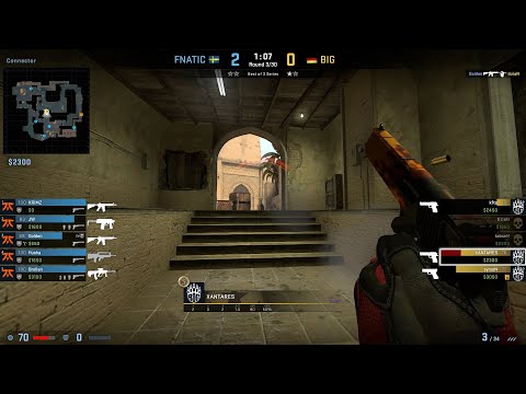 CS:GO POV Demo BIG XANTARES (25/16) vs Fnatic (de_mirage)