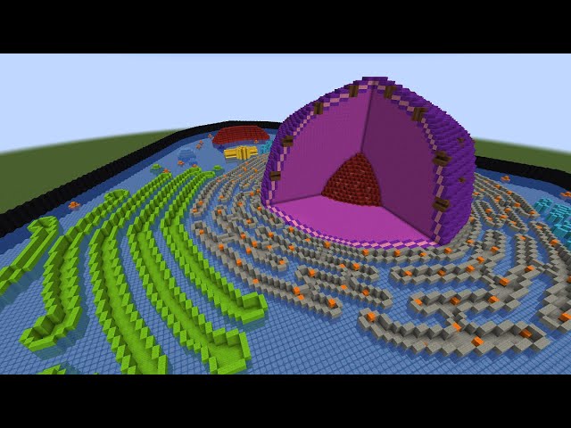 Minecraft Cell Modle Detailed Animal's Cell Minecraft Map