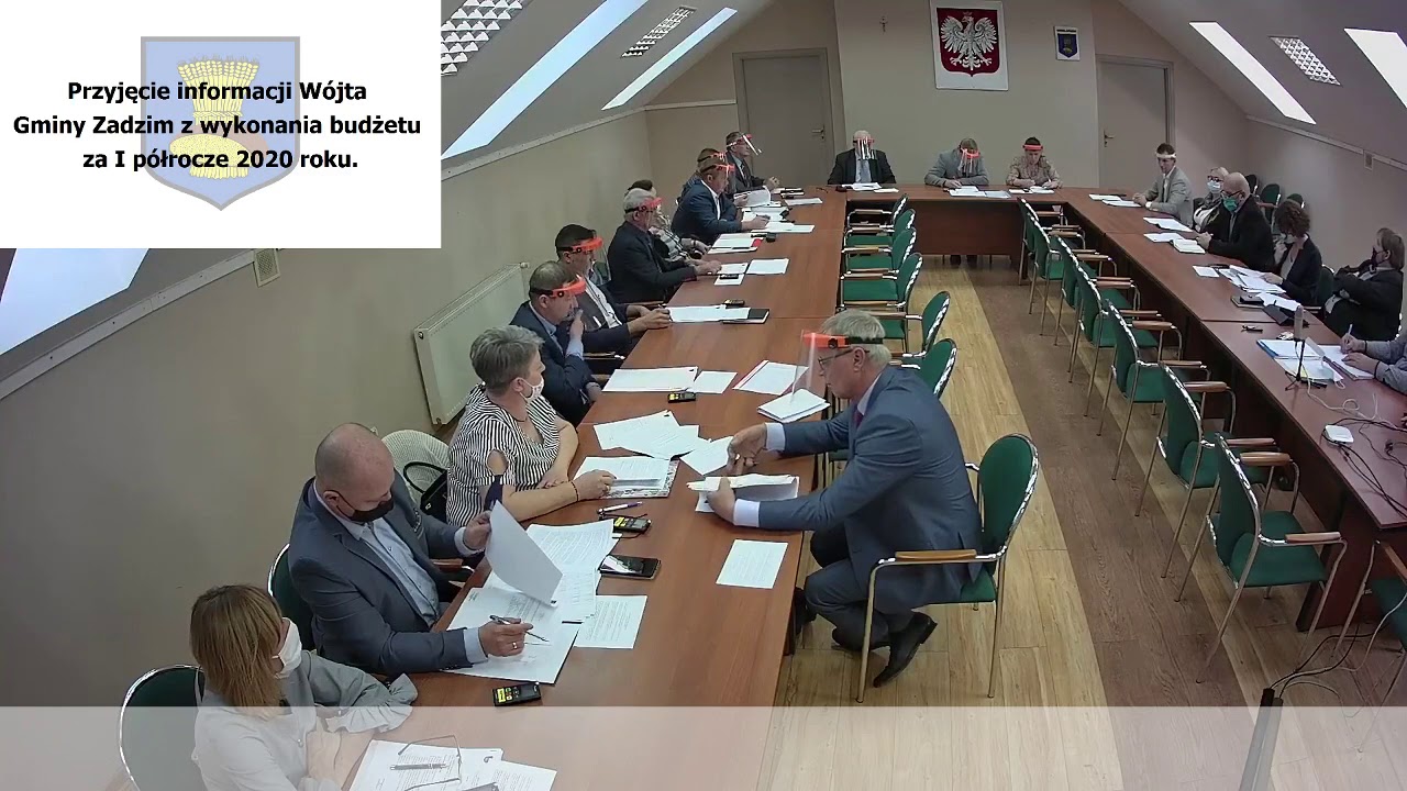 XXIII Sesja Rady Gminy Zadzim - 05.10.2020