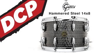 Video thumbnail for Gretsch Full Range Hammered Black Steel Snare Drum 14x8 by Drum Center of Portsmouth