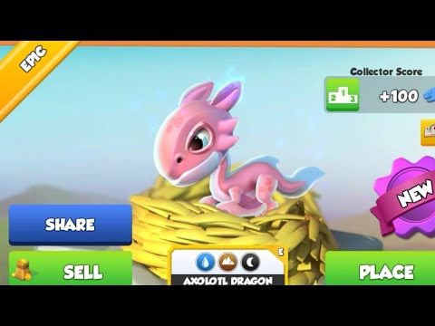 Do you have Axolotl Dragon | origin of water Ancient Event  / Dragon Mania Legends gameplay