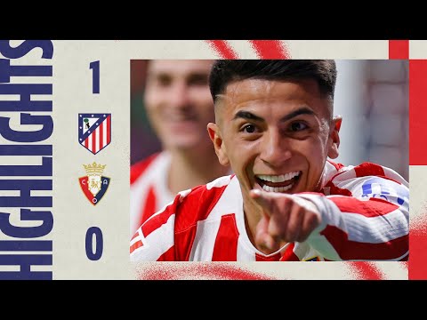 Atlético de Madrid 1-0 Osasuna | ⚽ Almada | HIGHLIGHTS, LaLiga - MD9