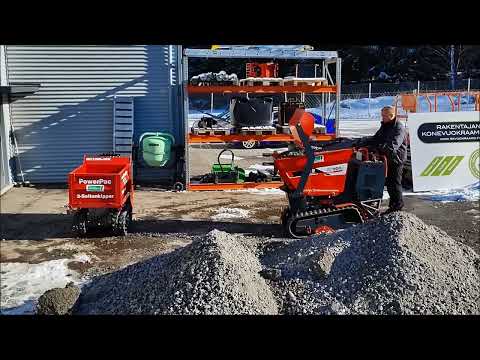 POWERPAC Dumper Raupendumper Typ RC1200-3SK 3 side tipper & RD900H Hochauskipper (high tipper) 2023